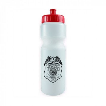 Frost with Red Lid 28 oz. Sports Bottle - BPA Free | Promo Water Bottles